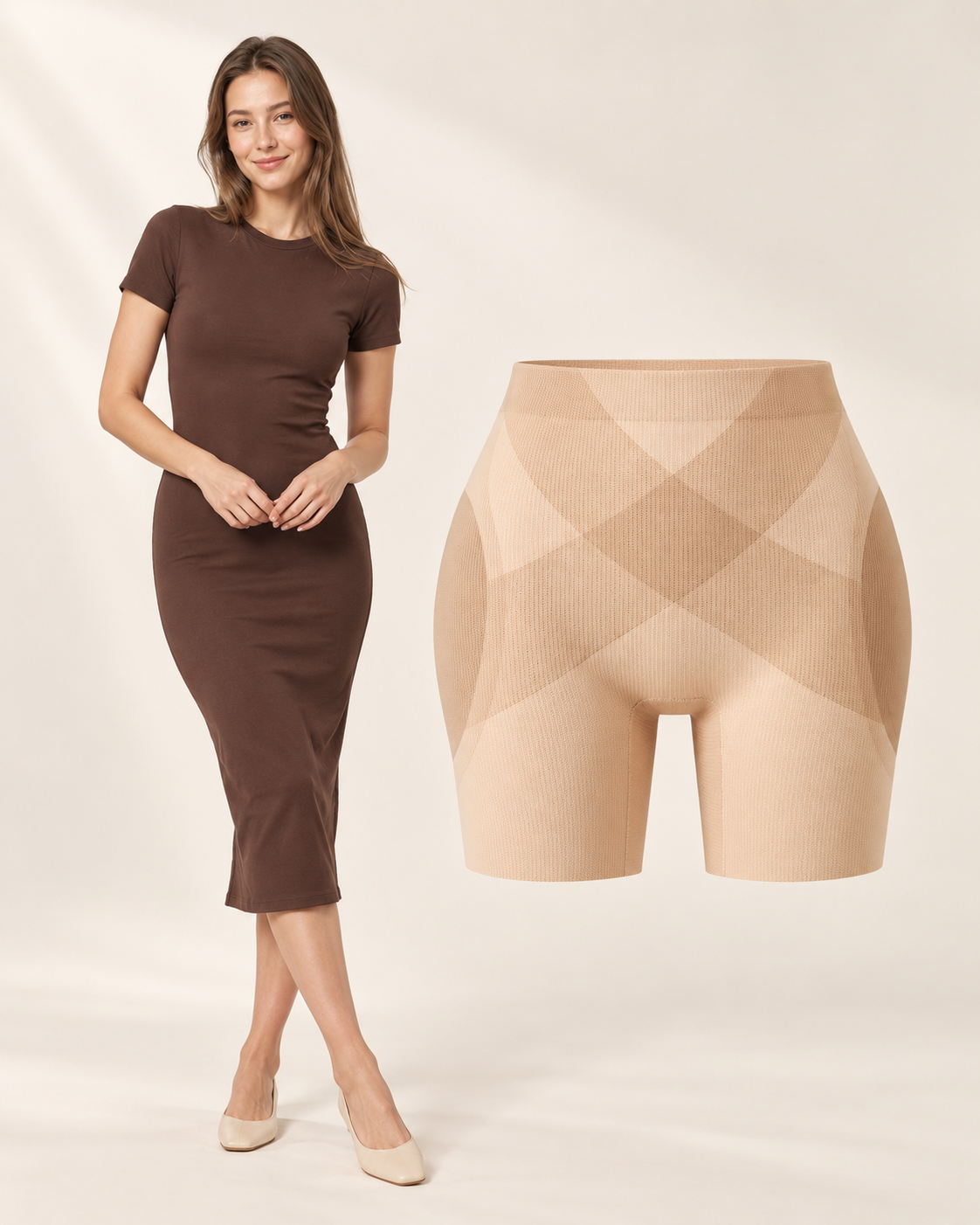 Feel Good Girl — Curve Hip-Padded Shorts